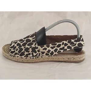 Stella Mccartney Espadrille Sandals Women Sz 8.5 Leopard‎ Slingback 39 EU